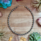 18-Inch Sterling Silver Pearl Necklace – 4mm & 8mm Alternating Pearls