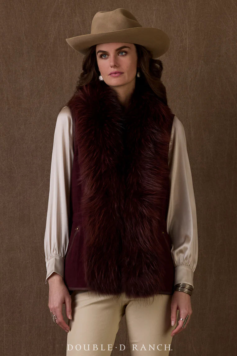 Hondo Vest in Oxblood by Double D Ranch