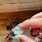 Kingman Turquoise & Silver Pearl Stud Earrings – Sterling Silver – Native Made by L. Silversmith