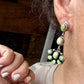 Big Dangle Sonoran Gold Turquoise Stud Earrings