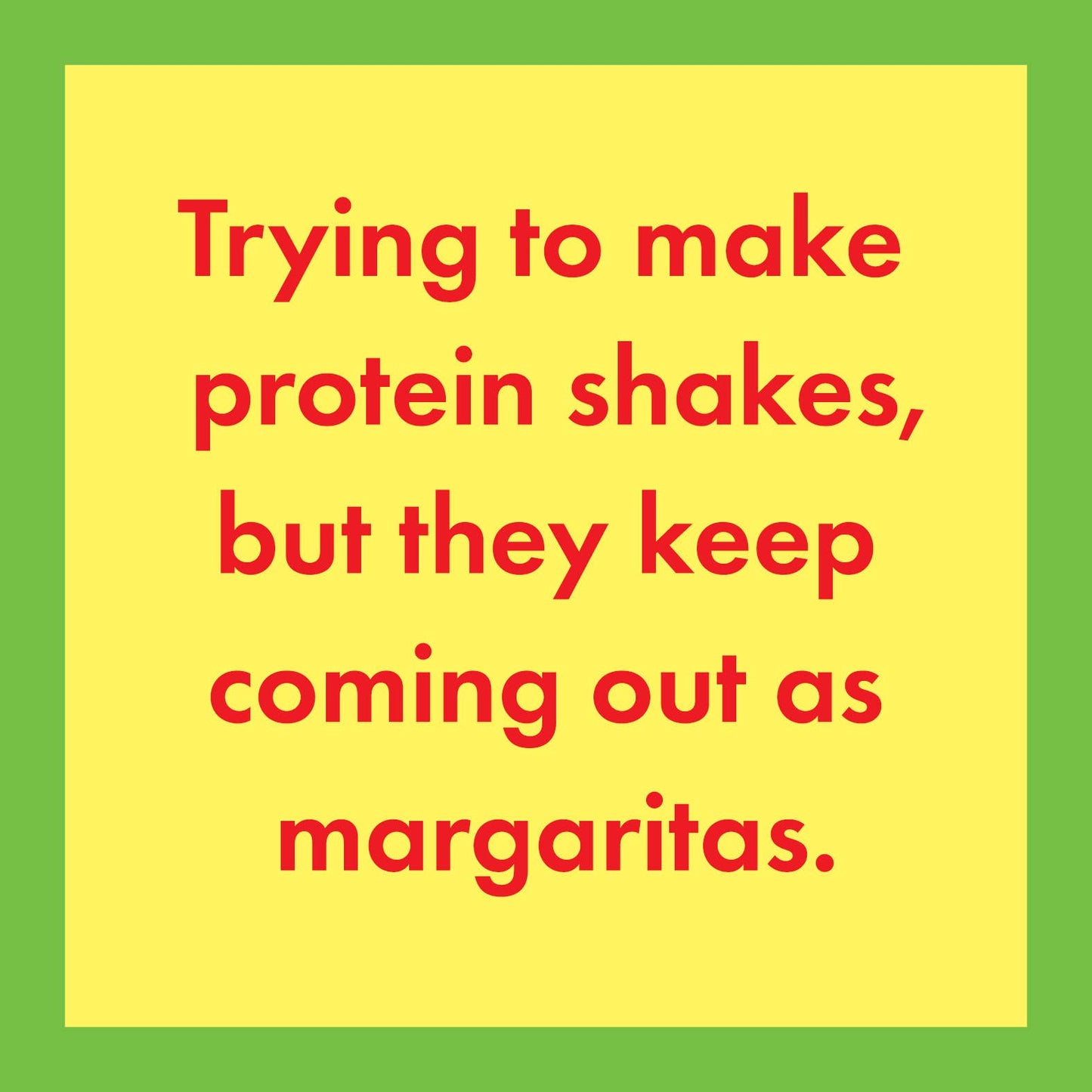 CARD Protein Shakes | Funny Gift | Kitsch Greeting Cards