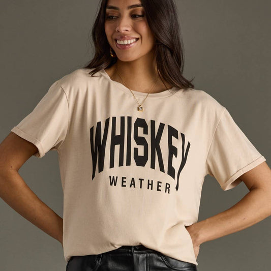 Tan Whiskey Weather Tee T-Shirt