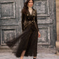 Aria Long Leopard Print Tulle Maxi Skirt