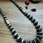 Sterling silver pearls - 30 inch with barrel beads