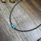 Golden Hill Turquoise Choker – Sterling Silver Pearls
