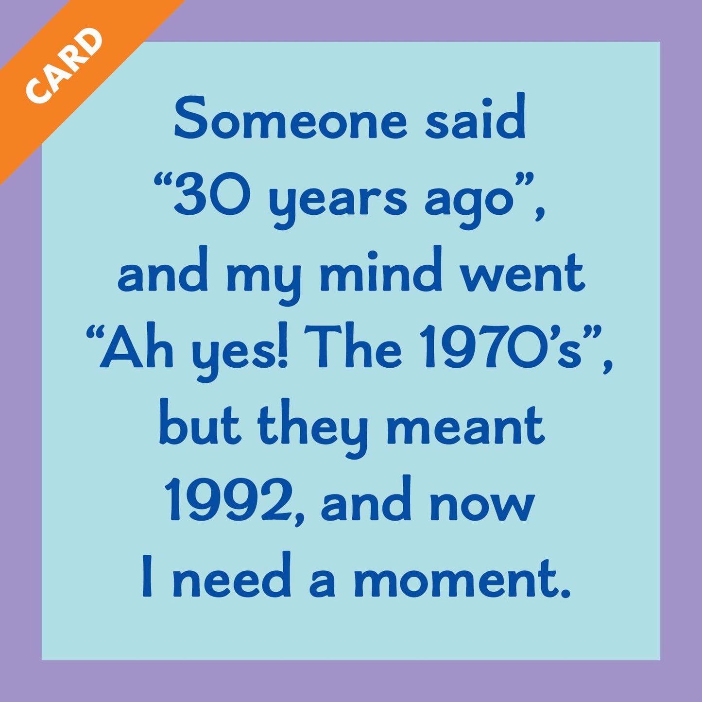 CARD 30 Years | Funny Party Gift | Kitsch Greeting Cards