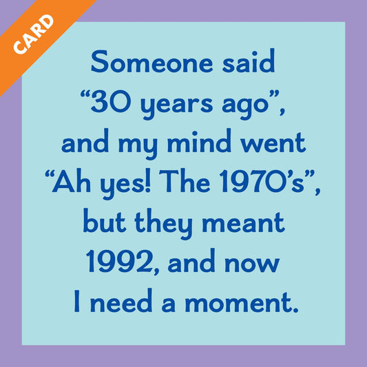 CARD 30 Years | Funny Party Gift | Kitsch Greeting Cards