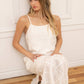 Embroidered Eyelet Cami Maxi Dress