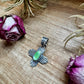 Zia Symbol Pendant with Sonoran Gold Turquoise – Sterling Silver – Native Made by K. Billah – Fits 8mm