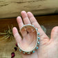 Cuff - Sterling silver Cuff Bracelet with Kingman turquoise