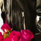 Reo RF Heart Detail Leather Jacket