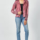 Star Embroidery Washed Jacket