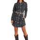 Long Sleeve Snap Dress by Panhandle at Bourbon Cowgirl