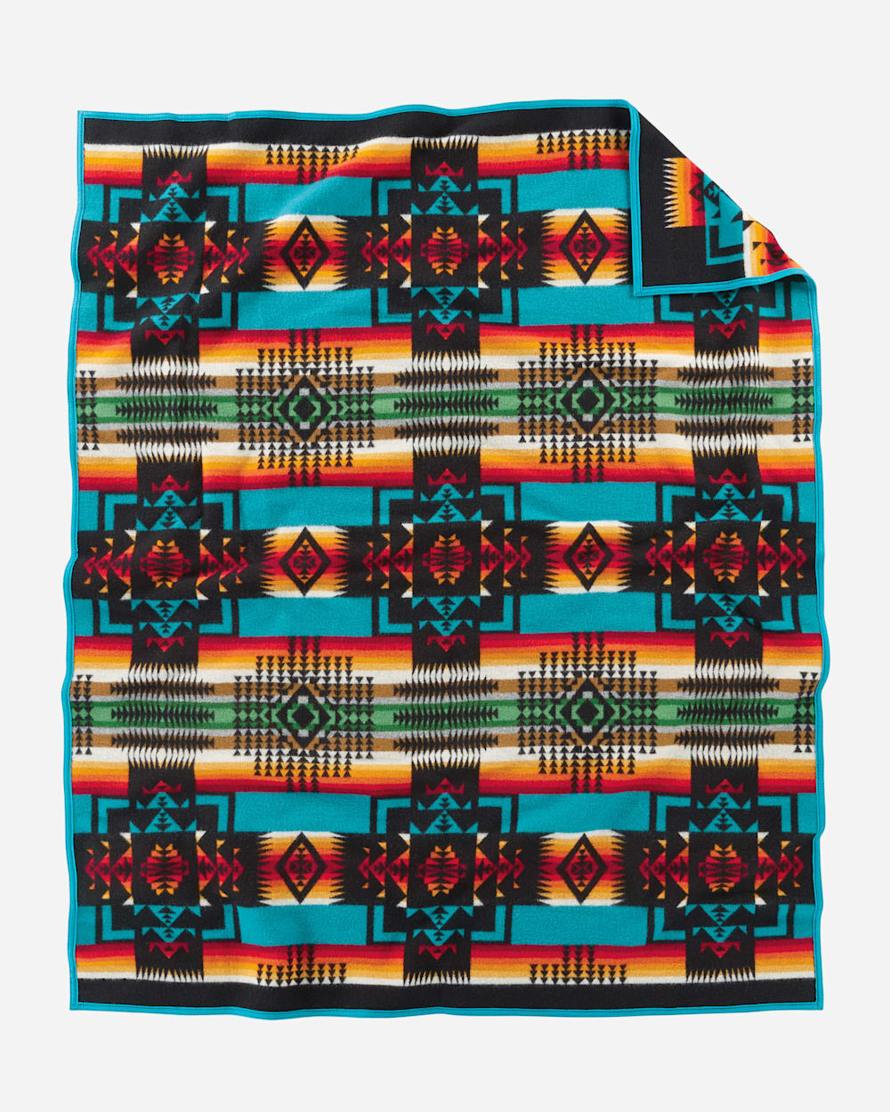 Chief Joseph Black Wool Blanket