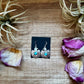Eagle Bird Dangle Earrings with Kingman Turquoise