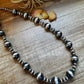 Sterling Silver Pearl Necklace – Mixed Sizes – 23"