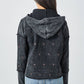 Star Embroidery Washed Jacket