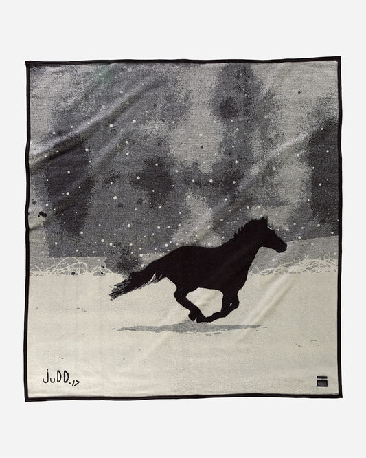 A Horse Called Paint Jacquard Wool Blanket