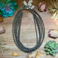 20 inch - Alternating Sterling Silver Pearl Necklace