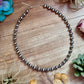 18-Inch Sterling Silver Pearl Necklace – 4mm & 8mm Alternating Pearls