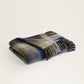 Pendleton Haystack Plaid Motor Robe Blanket Throw With Leather Carrier