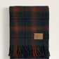 Pendleton Jacksonville Plaid Motor Robe Blanket Throw With Leather Carrier