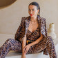 Kravitz Interlock Blazer Leopard by Care Tucker