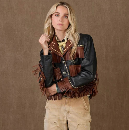 Roustabout Leather Jacket by Double D Ranch