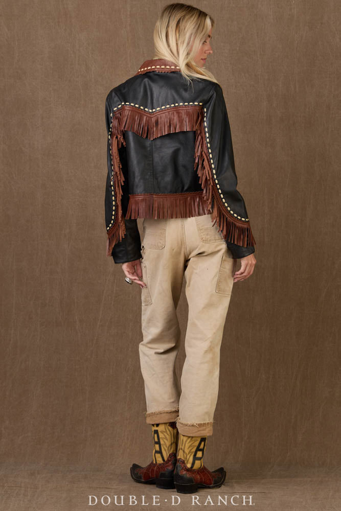 Roustabout Leather Jacket by Double D Ranch