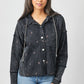 Star Embroidery Washed Jacket