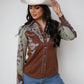 H Bar C San Antonio Women's Shirt in Brown