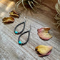 Sleeping Beauty Turquoise Teardrop Earrings – Sterling Silver