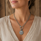 Longhorn Coin in Bezel Chain Necklace