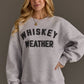 Lt. Gray & Dk. Gray Whiskey Weather Sweatshirt