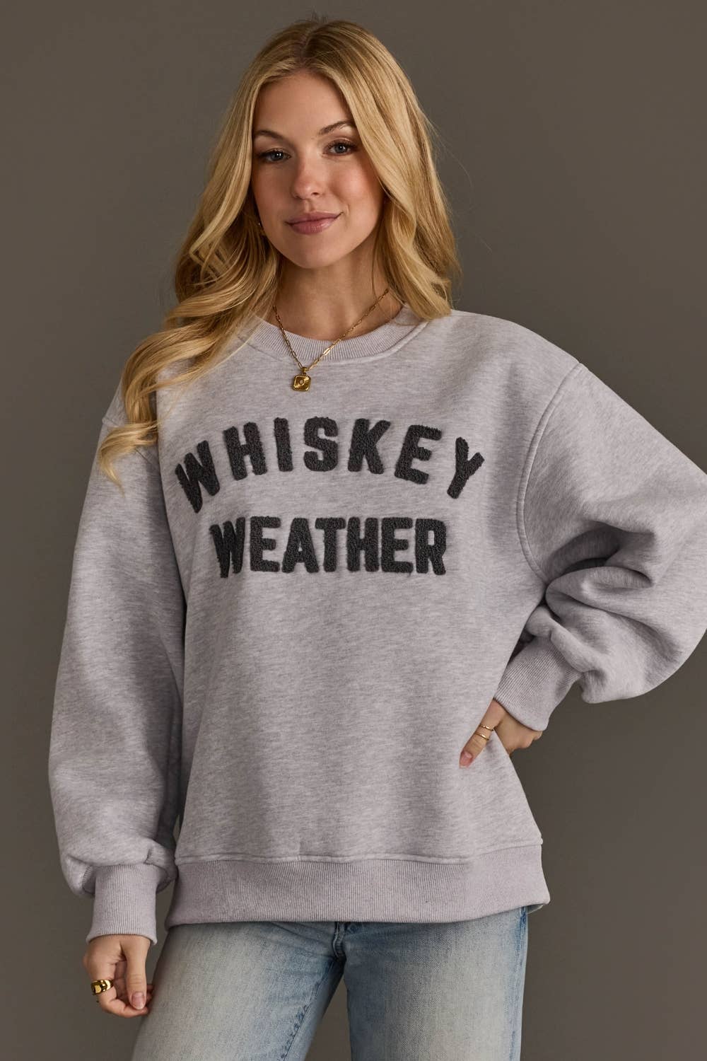 Lt. Gray & Dk. Gray Whiskey Weather Sweatshirt