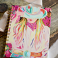 Western Pink Colorful Cowgirl Hardcover Notebook