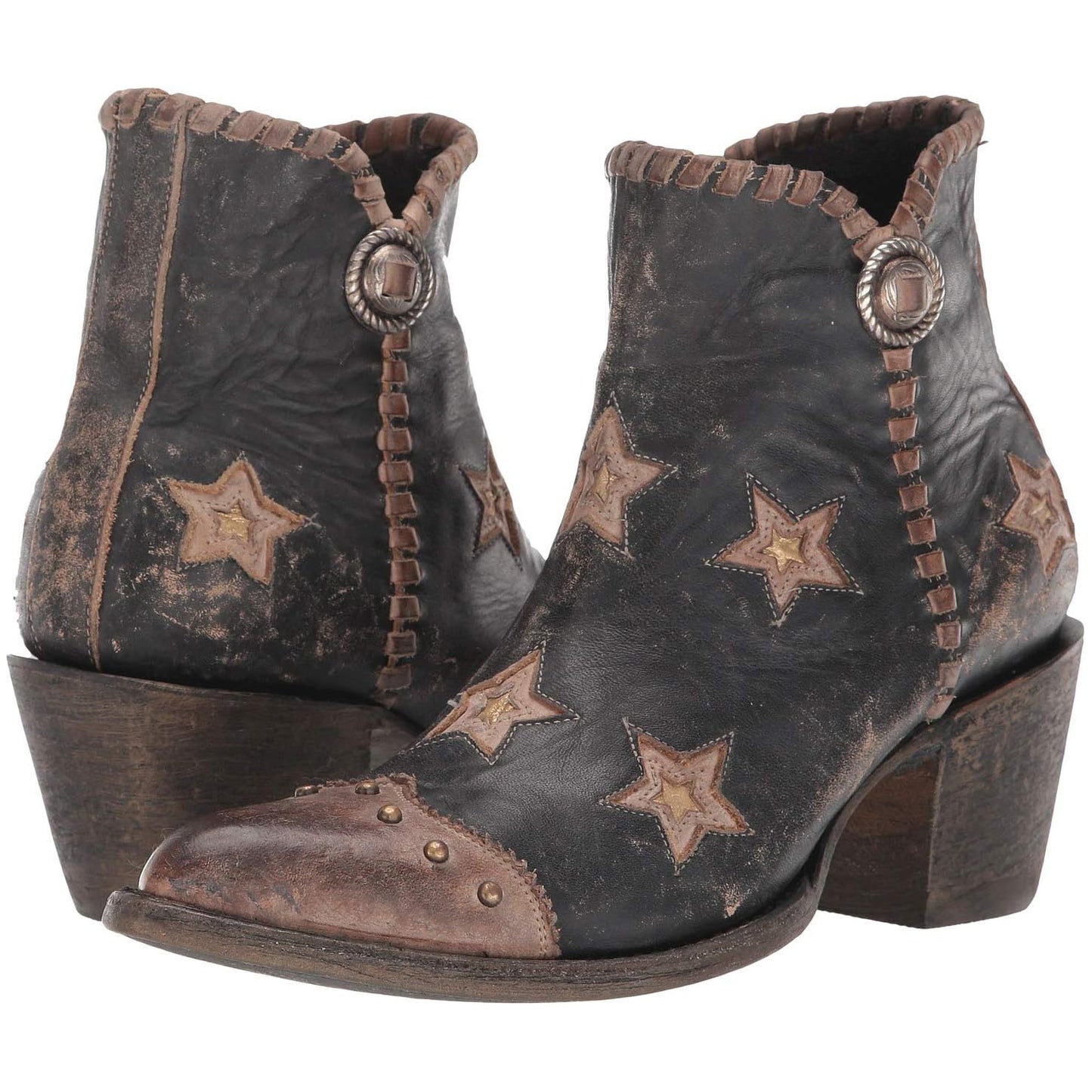 Glamis Short Boot With Stars- Old Gringo Cowboy Boots at Bourbon Cowgirl