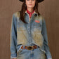 Driller's Denim Workshirt Top by Double D Ranch