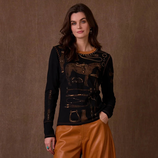 Tucker's Tack Tee Top by Double D Ranch