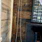 54 inch Necklace - 10 mm & 10 mm saucer Sterling Silver Pearls