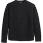 Shetland Collection Relaxed Crew Sweater by Pendleton in Black
