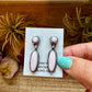 Pink Conch Dangle Earrings – Sterling Silver – Native Made by Marcella James