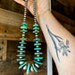 22 inch - NFR collection - sterling silver and turquoise