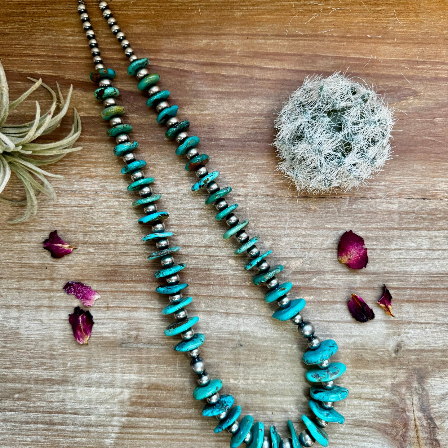 25 inch - NFR collection - sterling silver and turquoise