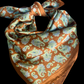 Rust Turquoise Paisley Wild Rag
