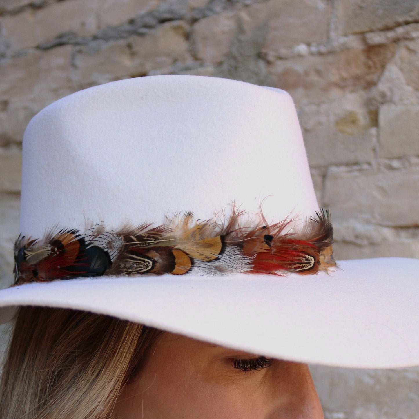 Western Feather Vistoso Cowboy Hat Band