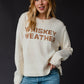 Ivory Whiskey Weather Sweater