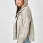 Star Embroidery Washed Jacket