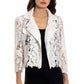 Lace Moto Jacket White