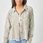 Star Embroidery Washed Jacket